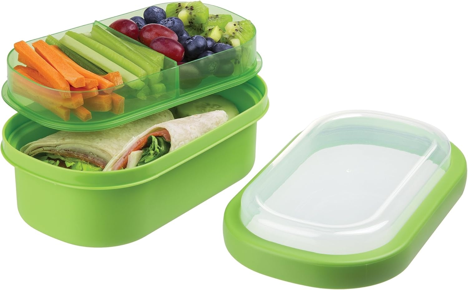 image:imagePrep Solutions by Progressive Bento ToGo RedGreen