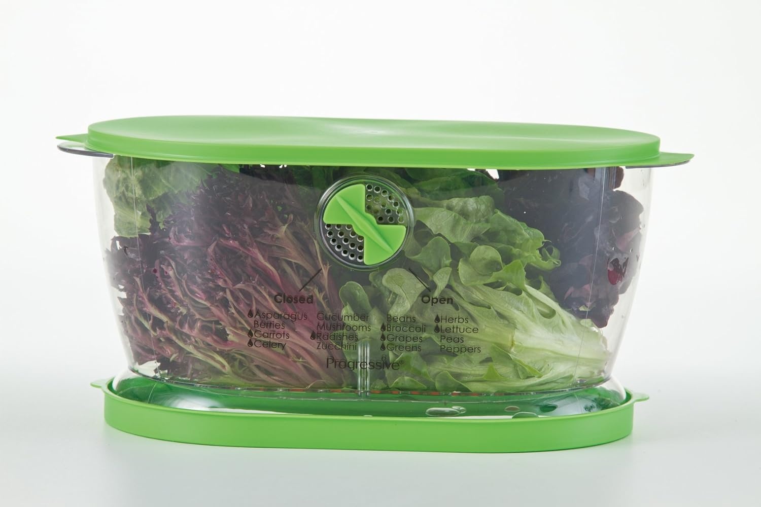 image:imagePrep Solutions by Progressive Lettuce Keeper Produce Storage Container 47 Quarts Green LKS0647 Quarts