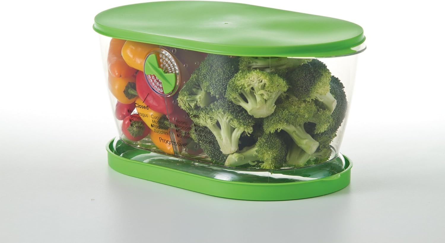 image:imagePrep Solutions by Progressive Lettuce Keeper Produce Storage Container 47 Quarts Green LKS0647 Quarts
