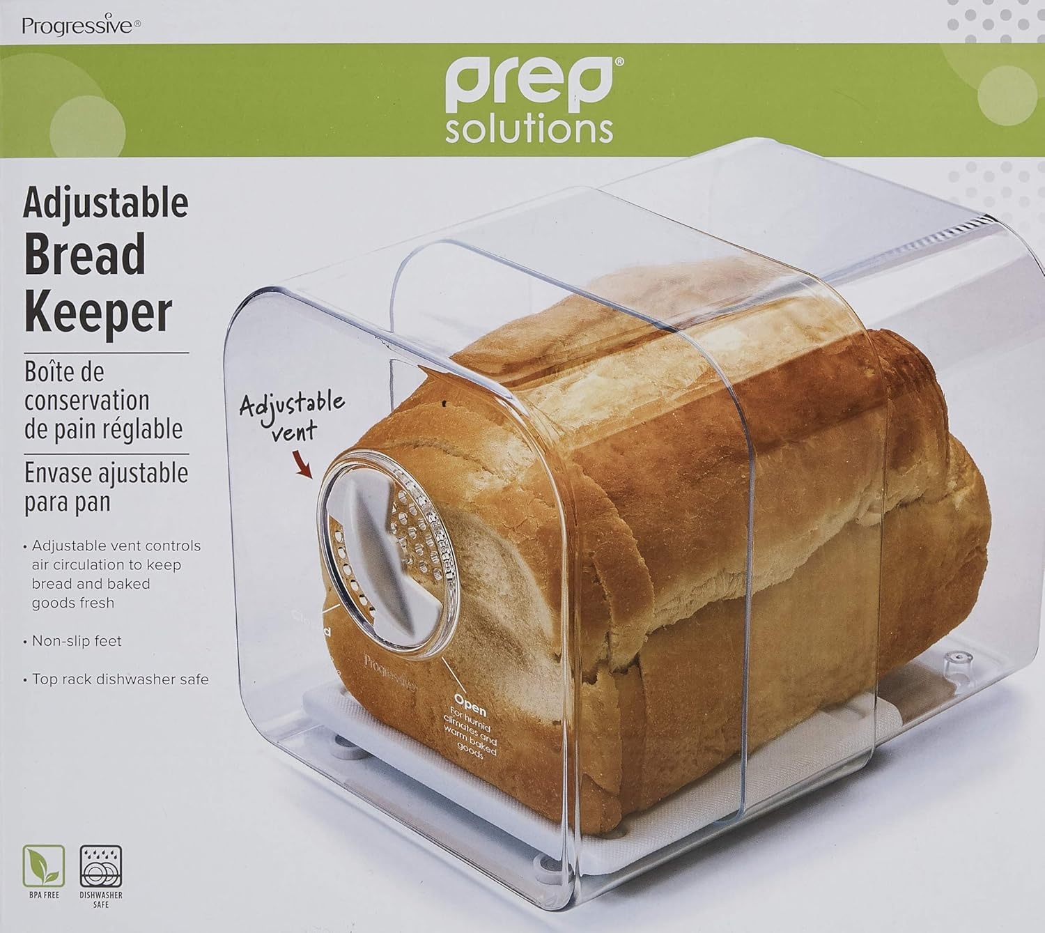 image:imagePrep Solutions by Progressive Lettuce Keeper Produce Storage Container 47 Quarts Green LKS06Pack of 1