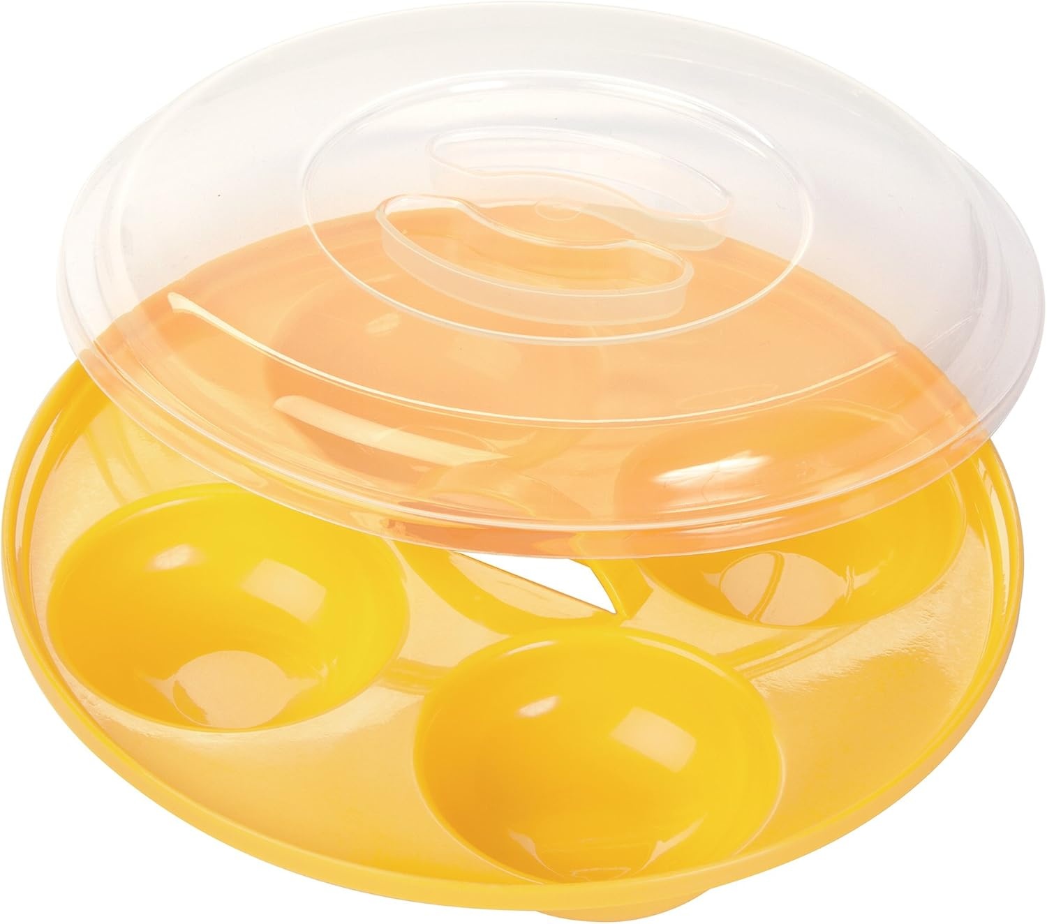 image:imagePrep Solutions by Progressive Microwave Poach Perfect Poach Perfect Eggs NoMess Odor Free BPA FREE Dishwasher Safe4 Eggs