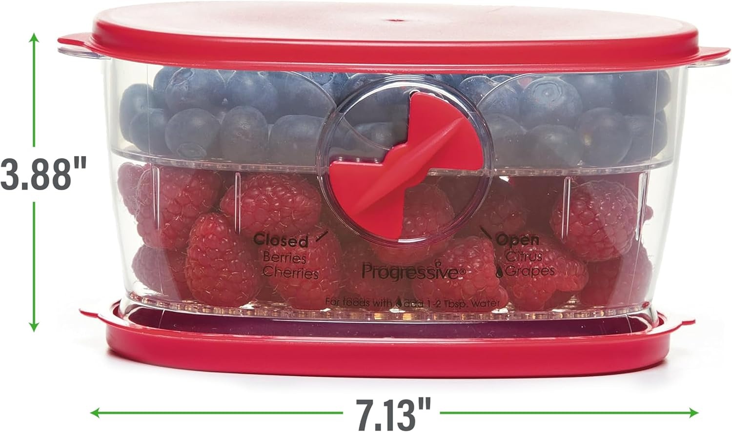 image:imagePrepSolutions Berry Keeper Red FreshnessEnhancing Storage for Berries and Small Fruits2 Cup