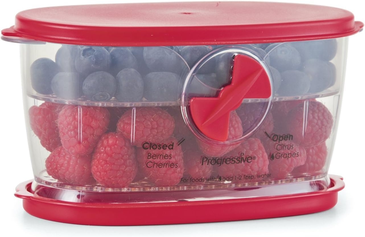 image:imagePrepSolutions Berry Keeper Red FreshnessEnhancing Storage for Berries and Small Fruits2 Cup