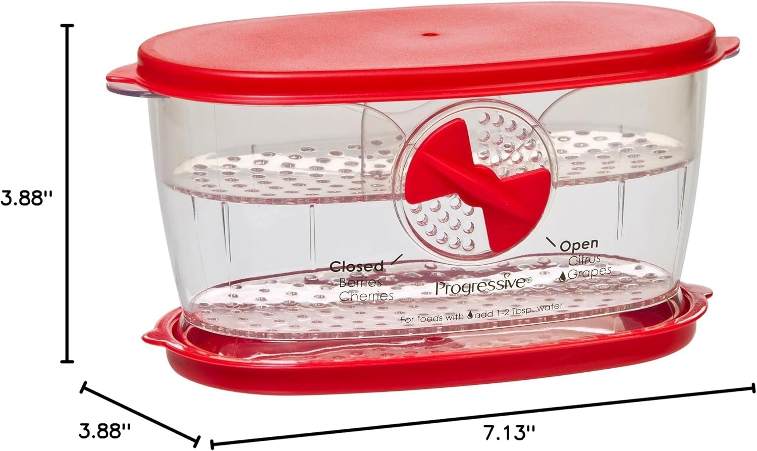 image:imagePrepSolutions Berry Keeper Red FreshnessEnhancing Storage for Berries and Small Fruits2 Cup