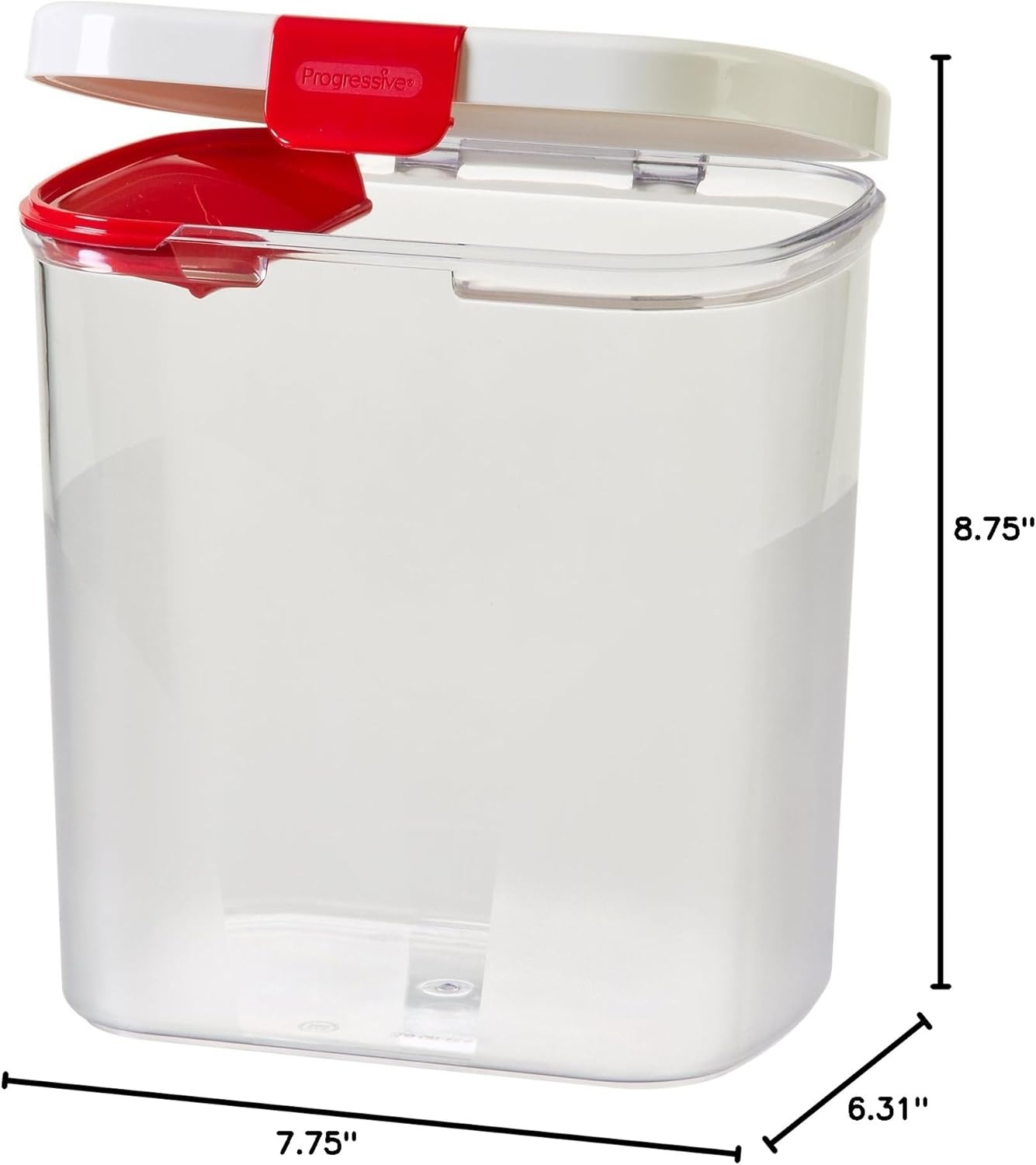image:imagePrepSolutions Flour Keeper Airtight Storage Container for Flour Sugar amp Dry Goods 5 lb Capacity BPAFree Easy Pour Design38 qt Pack of 6