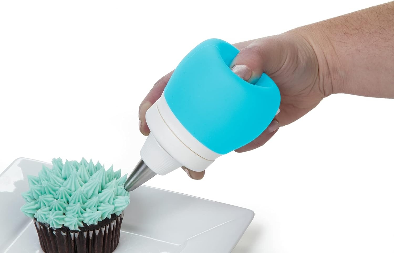 image:imagePrepWorks Decorating Kit Complete Set for Cake Cupcake and Cookie Decorating with Piping Tips Bags and AccessoriesBlue