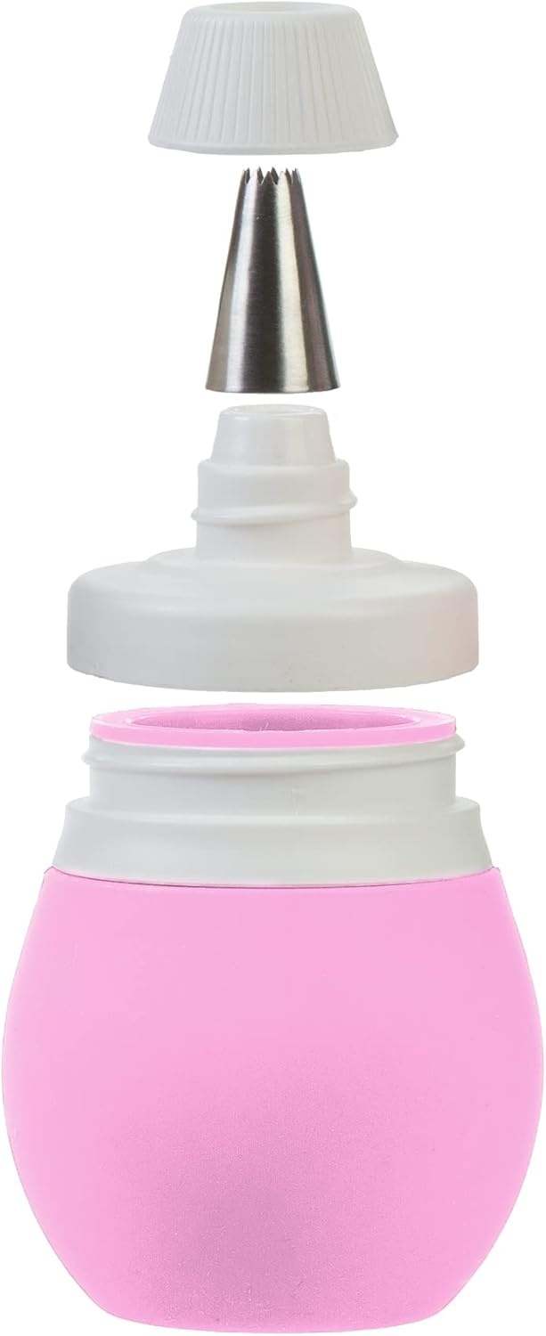 image:imagePrepWorks Decorating Kit Complete Set for Cake Cupcake and Cookie Decorating with Piping Tips Bags and AccessoriesPink