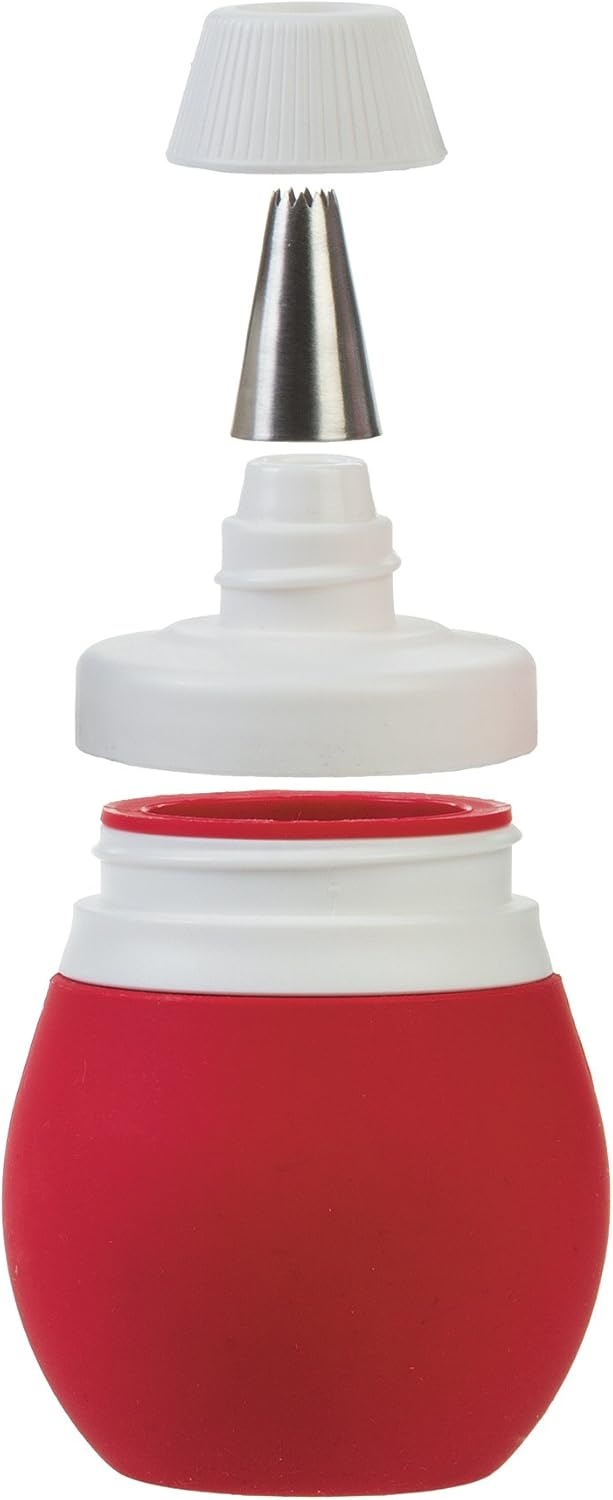 image:imagePrepWorks Decorating Kit Complete Set for Cake Cupcake and Cookie Decorating with Piping Tips Bags and AccessoriesRed