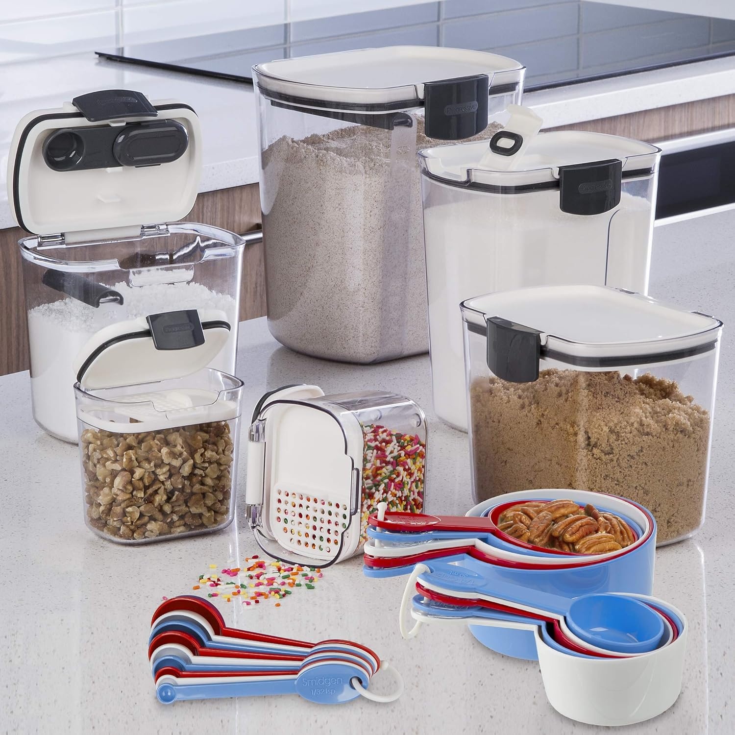 image:imagePrepWorks Ultimate Measuring Set 19Piece Set with Measuring Cups and Spoons for Accurate Dry and Liquid Ingredient Measurements