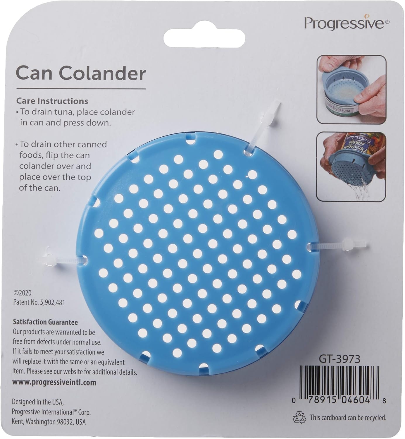 image:imagePrepworks by Progressive Can Colander Can Strainer Vegetable and Fruit Can Strainer NoMess Tuna Can Strainer Best for Canned TunaCan Colander