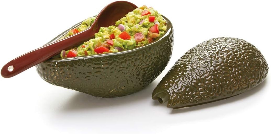 image:imagePrepworks by Progressive Salsa Bowl with Spoon Great for Homemade Salsa and Pico De Gallo Dips Party foods Condiments Sauces and ToppingsGuacamole Bowl