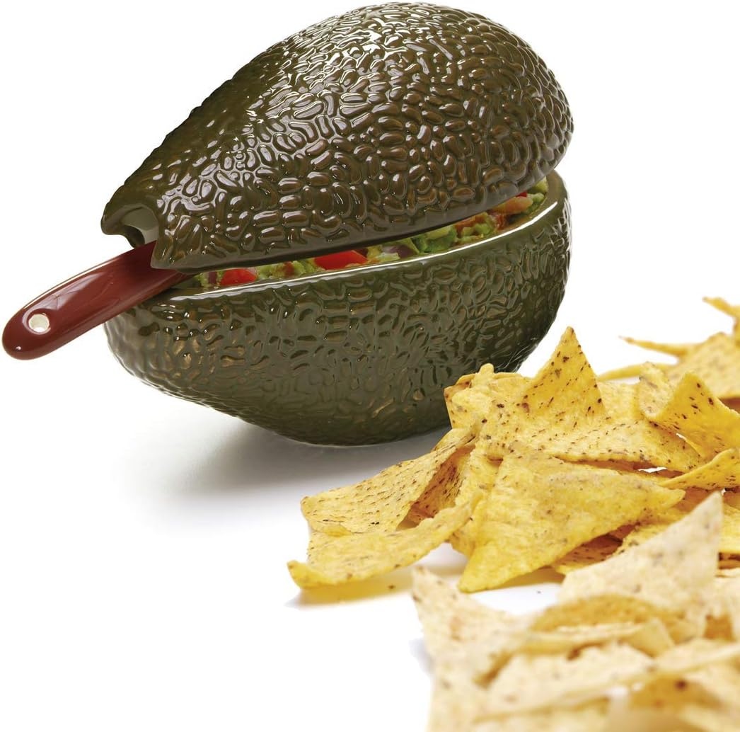 image:imagePrepworks by Progressive Salsa Bowl with Spoon Great for Homemade Salsa and Pico De Gallo Dips Party foods Condiments Sauces and ToppingsGuacamole Bowl