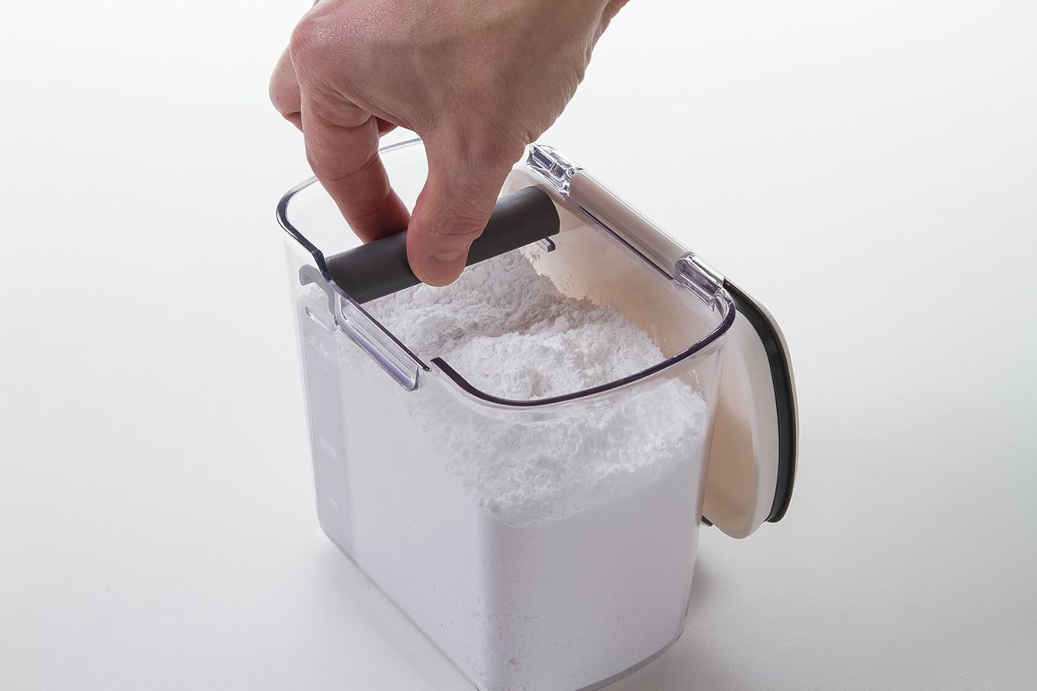 image:imageProKeeper 1 Quart Airtight Powdered Sugar Storage Container Grey BPAFree PlasticGrey