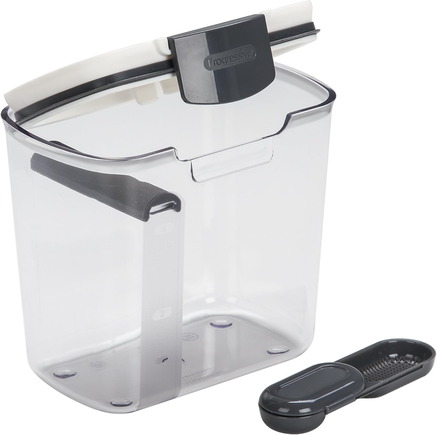 image:imageProKeeper 1 Quart Airtight Powdered Sugar Storage Container Grey BPAFree PlasticGrey