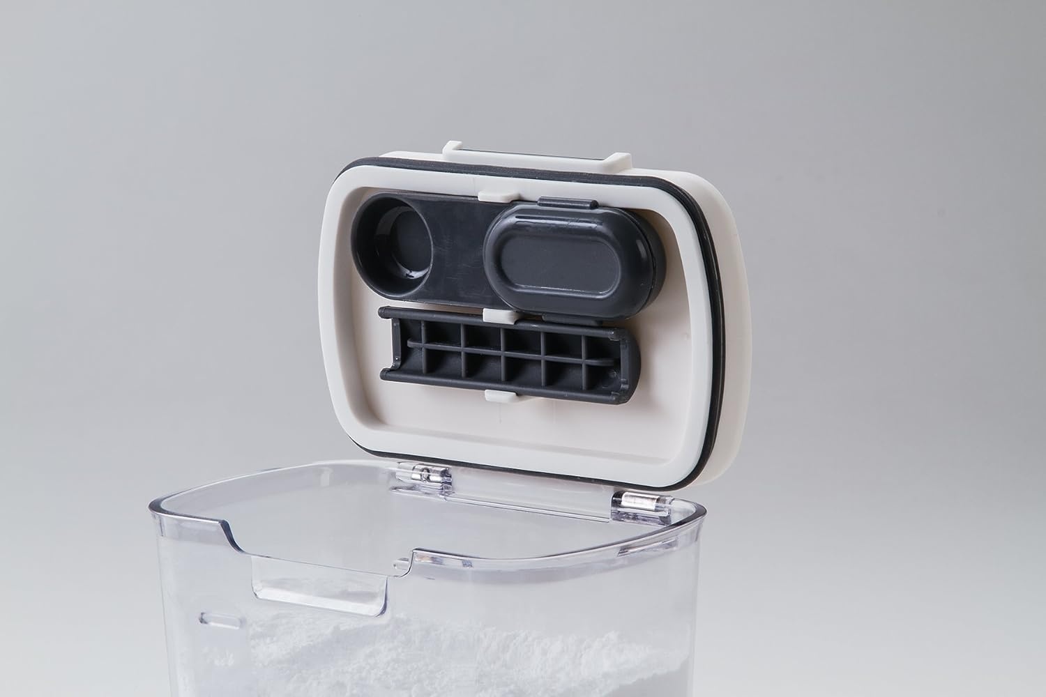 image:imageProKeeper 1 Quart Airtight Powdered Sugar Storage Container Grey BPAFree PlasticGrey