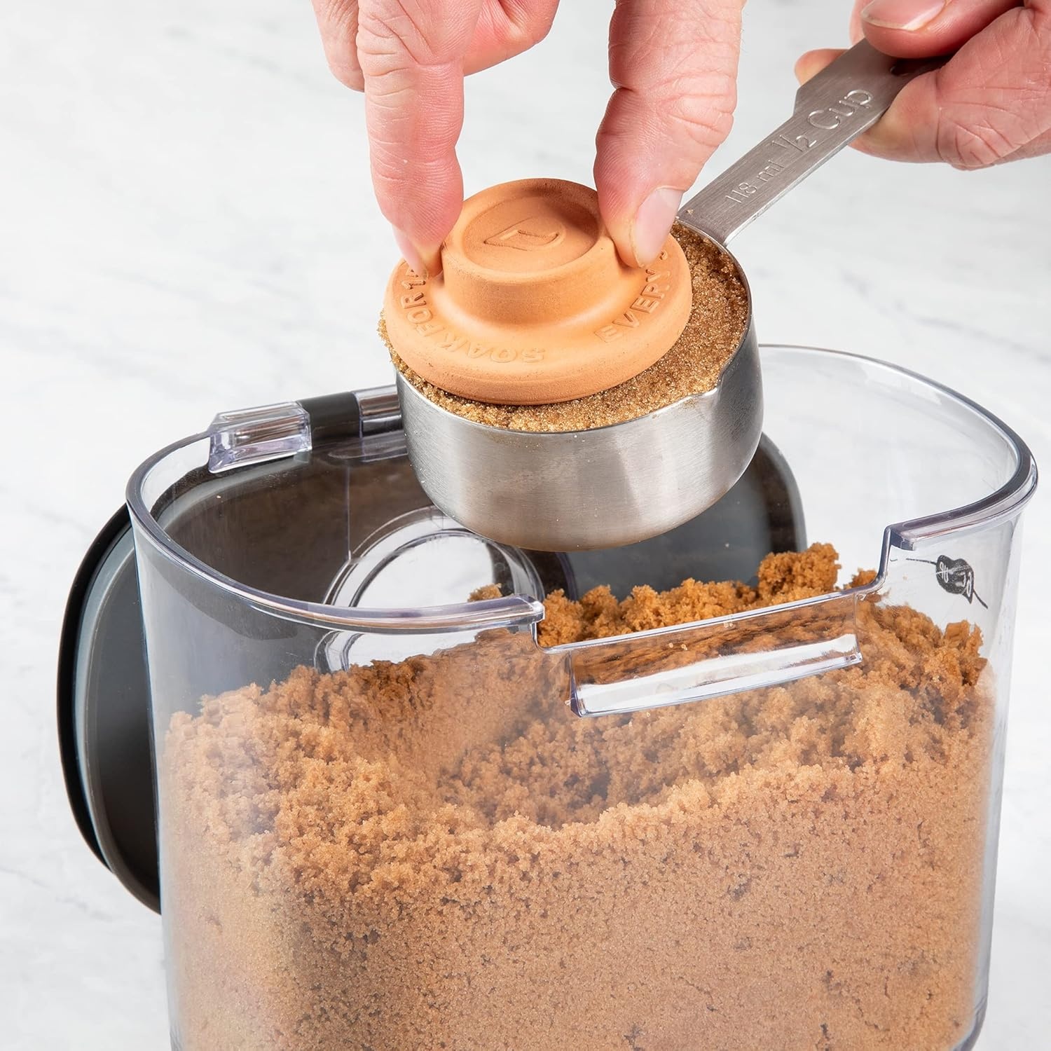 image:imageProKeeper by Progressive International Clear Plastic Airtight Food Bakers Kitchen Storage Organization Container Canister Set with Magnetic Accessories Flour 4QuartBrown Sugar Prokeeper