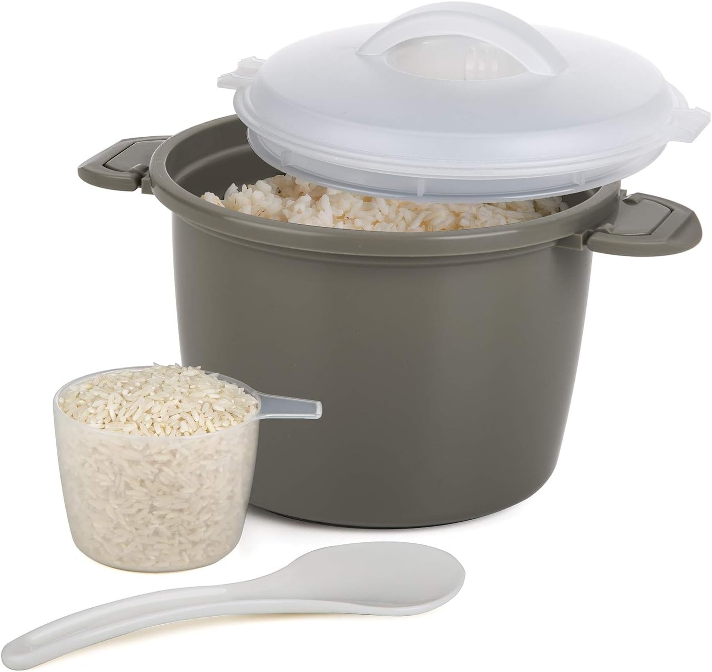 image:imageProgressive International PS96GY Set Microwave Rice Cooker 4 Piece Gray