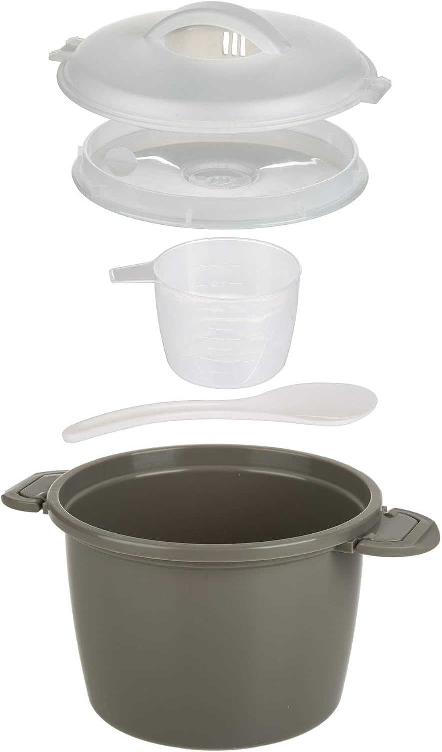 image:imageProgressive International PS96GY Set Microwave Rice Cooker 4 Piece Gray