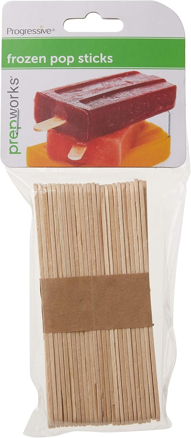 image:imageProgressive International Prepworks by Progressive Wood Freezer Pop Sticks 50 Count natural