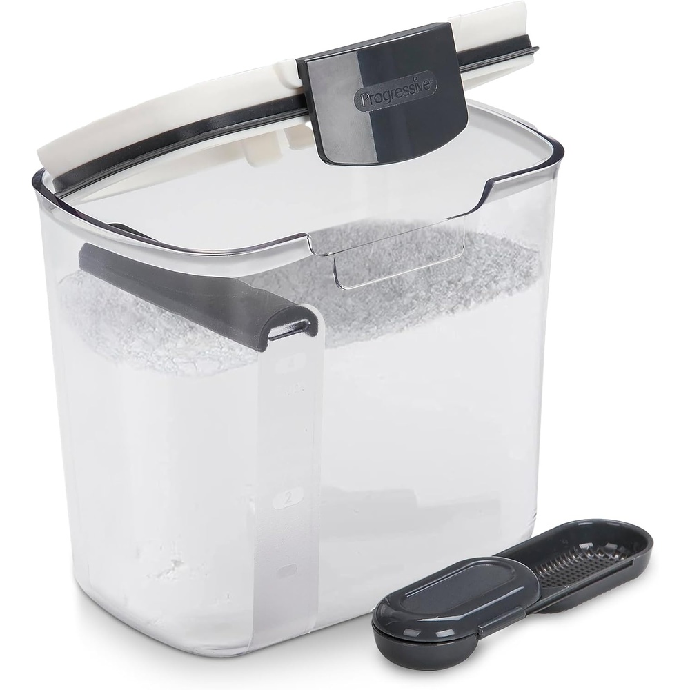 image:imageProKeeper 1 Quart Airtight Powdered Sugar Storage Container Grey BPAFree PlasticGrey