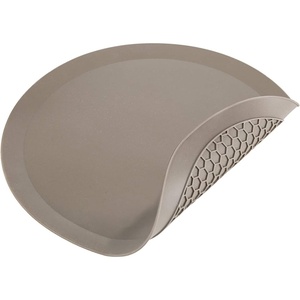 image:imagePrepSolutions 100 Silicone Heat Resistant Multifunctional Mat 12 Inch Diameter Gray  NonSlip Kitchen Protector for Hot Pots and Pans 1 Piece12 Diameter