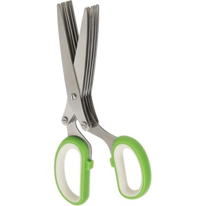 image:imagePrepSolutions Herb Shears  Stainless Steel Blades for Quick amp Easy Herb Cutting Comfort Grip Handles