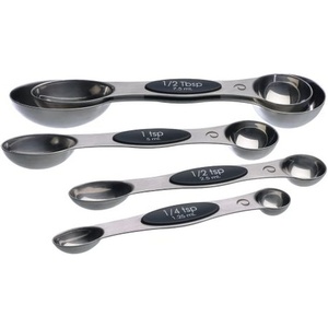 image:imagePrepWorks 5pc Measuring Spoons Set  Stainless Steel Accurate Measurements for Cooking and Baking EasytoRead BPAFreeStainless Steel