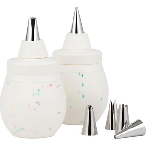 image:imagePrepWorks Decorating Kit  Complete Set for Cake Cupcake and Cookie Decorating with Piping Tips Bags and AccessoriesConfetti