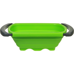 image:imagePrepworks by Progressive Collapsible Overthe Sink Colander Green  6 Quart