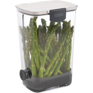 image:imageProKeeper Herb Keeper  1Piece White with Removable Silicone Drain Plug BPAFree Plastic