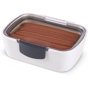 image:imageProKeeper Progressive International Prepworks Mini Deli Air Tight Silicone Sealed Food Storage Container with Clear Dry Erase Compatible Lid 575 Inches LongMini Deli Keeper