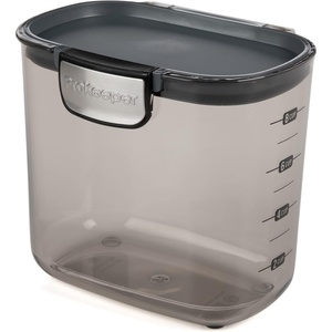 image:imageProKeeper by Progressive International Clear Plastic Airtight Food Bakers Kitchen Storage Organization Container Canister Set with Magnetic Accessories Flour 4QuartStandard Coffee Prokeeper