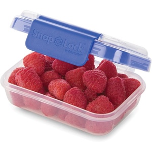 image:imageSnapLock by Progressive 2Cup Storage Container  Blue SNL1007B EasyToOpen LeakProof Silicone Seal SnapOff Lid Stackable BPA FREEBlue