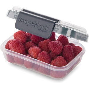 image:imageSnapLock by Progressive 2Cup Storage Container  Blue SNL1007B EasyToOpen LeakProof Silicone Seal SnapOff Lid Stackable BPA FREEGray