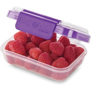 image:imageSnapLock by Progressive 2Cup Storage Container  Blue SNL1007B EasyToOpen LeakProof Silicone Seal SnapOff Lid Stackable BPA FREEPurple