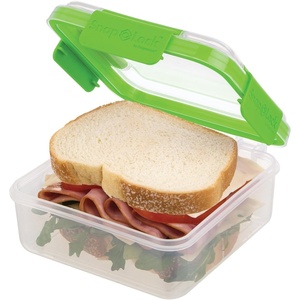 image:imageSnapLock by Progressive BentoToGo Container  Blue SNL1021B EasyToOpen LeakProof Silicone Seal SnapOff Lid Stackable BPA FREEGreen