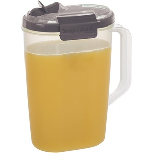 image:imageSnapLock by Progressive Juice Pitchers 20 Liter Container  Purple SNL1016P EasyToOpen LeakProof Silicone Seal SnapOff Lid Stackable BPA FREEGray