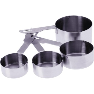 image:imagePrepWorks Measuring Cups Set  Stainless Steel or Plastic Cups for Precise Measurement of Dry and Liquid Ingredients